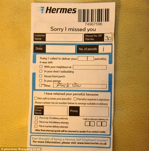 hermes parcel missing|Hermes return label printable.